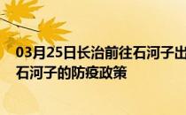 03月25日长治前往石河子出行防疫政策查询-从长治出发到石河子的防疫政策