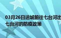 03月26日运城前往七台河出行防疫政策查询-从运城出发到七台河的防疫政策