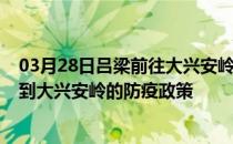 03月28日吕梁前往大兴安岭出行防疫政策查询-从吕梁出发到大兴安岭的防疫政策