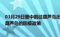 03月29日晋中前往葫芦岛出行防疫政策查询-从晋中出发到葫芦岛的防疫政策