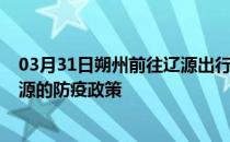 03月31日朔州前往辽源出行防疫政策查询-从朔州出发到辽源的防疫政策