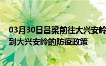 03月30日吕梁前往大兴安岭出行防疫政策查询-从吕梁出发到大兴安岭的防疫政策