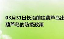 03月31日长治前往葫芦岛出行防疫政策查询-从长治出发到葫芦岛的防疫政策