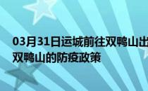 03月31日运城前往双鸭山出行防疫政策查询-从运城出发到双鸭山的防疫政策