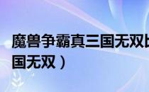 魔兽争霸真三国无双比赛视频（魔兽争霸真三国无双）