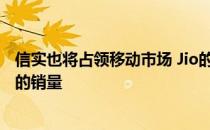 信实也将占领移动市场 Jio的4G功能手机可以降低智能手机的销量