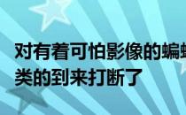 对有着可怕影像的蝙蝠的研究被真正可怕的人类的到来打断了