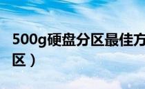 500g硬盘分区最佳方案win10（500g硬盘分区）