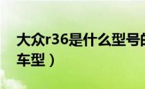 大众r36是什么型号的车子（大众r36是什么车型）