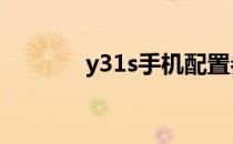 y31s手机配置参数（y310s）