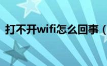 打不开wifi怎么回事（打不开192 168 1 1）