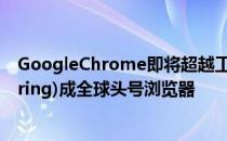 GoogleChrome即将超越工业管理学(Industrial Engineering)成全球头号浏览器