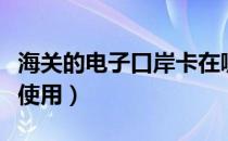 海关的电子口岸卡在哪里办（电子口岸卡怎么使用）