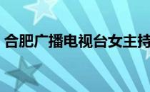 合肥广播电视台女主持人（合肥广播电视台）