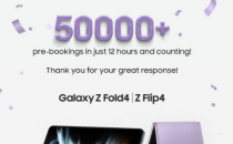 三星庆祝 Z Fold4 和 Z Flip4在 12 小时内预订 50,000 次