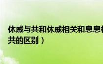 休戚与共和休戚相关和息息相关的区别（休戚相关与休戚与共的区别）