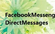 FacebookMessenger的反应添加到TwitterDirectMessages