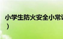 小学生防火安全小常识（小学生防火安全常识）