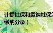 计提社保和缴纳社保怎么做分录（社保计提及缴纳分录）