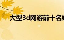 大型3d网游前十名端游（大型3d网游）