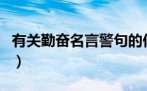 有关勤奋名言警句的作文（有关勤奋名言警句）