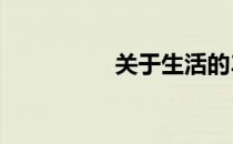 关于生活的300个短句。