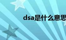 dsa是什么意思（dsa是什么）