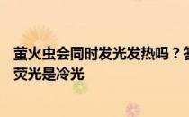 萤火虫会同时发光发热吗？答:是的 它们同时发光发热b .不 荧光是冷光