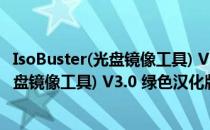 IsoBuster(光盘镜像工具) V3.0 绿色汉化版（IsoBuster(光盘镜像工具) V3.0 绿色汉化版怎么用）