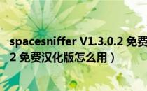 spacesniffer V1.3.0.2 免费汉化版（spacesniffer V1.3.0.2 免费汉化版怎么用）