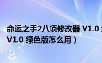 命运之手2八项修改器 V1.0 绿色版（命运之手2八项修改器 V1.0 绿色版怎么用）