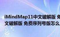 iMindMap11中文破解版 免费序列号版（iMindMap11中文破解版 免费序列号版怎么用）