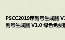 PSCC2019序列号生成器 V1.0 绿色免费版（PSCC2019序列号生成器 V1.0 绿色免费版怎么用）