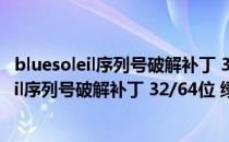 bluesoleil序列号破解补丁 32/64位 绿色免费版（bluesoleil序列号破解补丁 32/64位 绿色免费版怎么用）