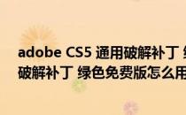 adobe CS5 通用破解补丁 绿色免费版（adobe CS5 通用破解补丁 绿色免费版怎么用）