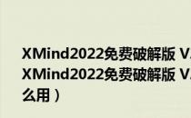 XMind2022免费破解版 V22.10.0631 解锁全功能完整版（XMind2022免费破解版 V22.10.0631 解锁全功能完整版怎么用）