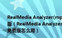 RealMedia Analyzer(mp4视频修复软件) V0.30 绿色免费版（RealMedia Analyzer(mp4视频修复软件) V0.30 绿色免费版怎么用）