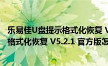 乐易佳U盘提示格式化恢复 V5.2.1 官方版（乐易佳U盘提示格式化恢复 V5.2.1 官方版怎么用）