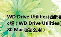 WD Drive Utilities(西部数据硬盘管理工具) V2.1.1.80 Mac版（WD Drive Utilities(西部数据硬盘管理工具) V2.1.1.80 Mac版怎么用）