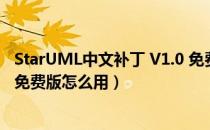 StarUML中文补丁 V1.0 免费版（StarUML中文补丁 V1.0 免费版怎么用）