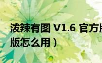 泼辣有图 V1.6 官方版（泼辣有图 V1.6 官方版怎么用）