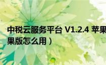 中税云服务平台 V1.2.4 苹果版（中税云服务平台 V1.2.4 苹果版怎么用）