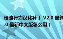 侵略行为汉化补丁 V2.0 最新中文版（侵略行为汉化补丁 V2.0 最新中文版怎么用）