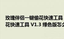 玫瑰伴侣一键偷花快速工具 V1.3 绿色版（玫瑰伴侣一键偷花快速工具 V1.3 绿色版怎么用）