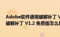 Adobe软件通用破解补丁 V1.2 免费版（Adobe软件通用破解补丁 V1.2 免费版怎么用）