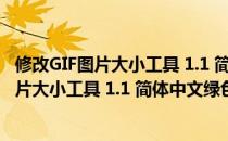 修改GIF图片大小工具 1.1 简体中文绿色免费版（修改GIF图片大小工具 1.1 简体中文绿色免费版怎么用）