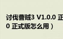 讨伐曹贼3 V1.0.0 正式版（讨伐曹贼3 V1.0.0 正式版怎么用）