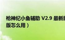 枪神纪小鱼辅助 V2.9 最新版（枪神纪小鱼辅助 V2.9 最新版怎么用）