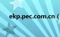 ekp.pec.com.cn（ekp pec com cn）