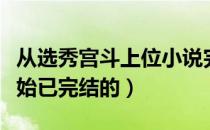 从选秀宫斗上位小说完结（宫斗小说从选秀开始已完结的）